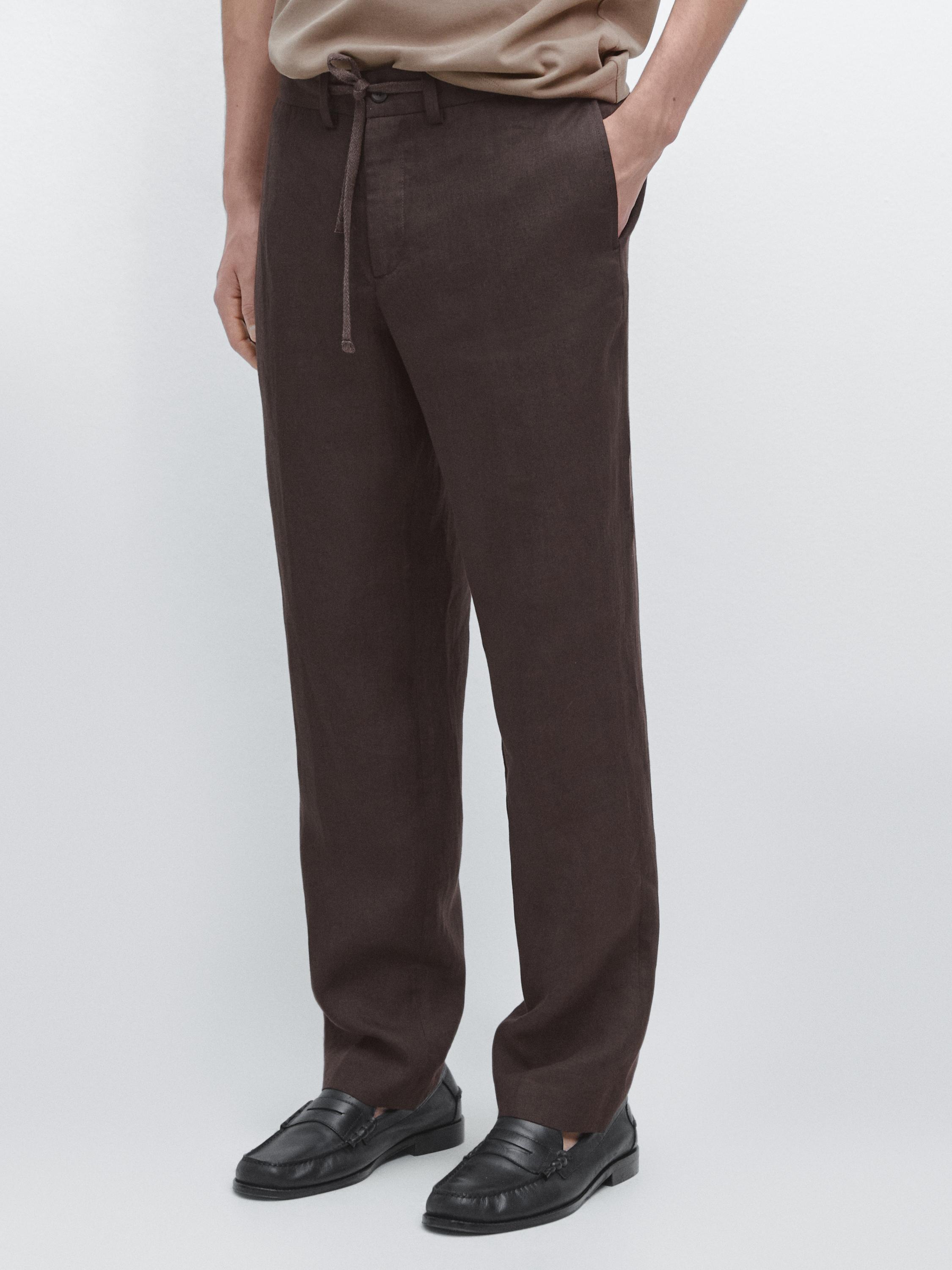 Pantalon total look en lin